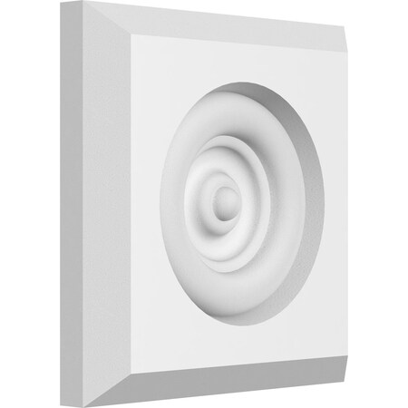 Ekena Millwork Standard Sedgwick Bullseye Rosette with Beveled Edge, 3"W x 3"H x 1/2"P ROSP030X030X050SDG03